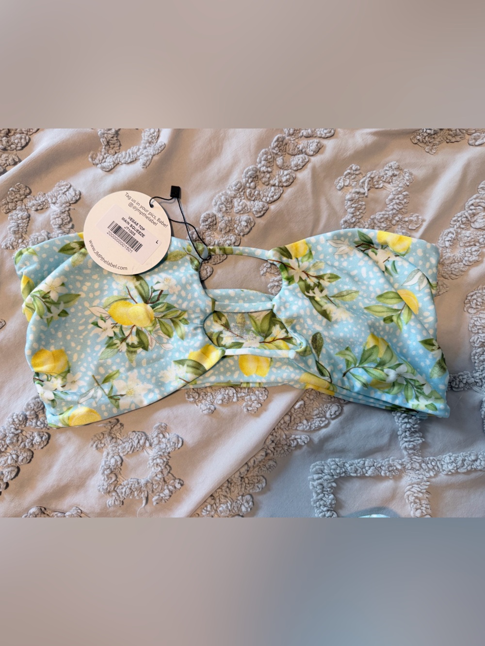 JMP the Label Bikini Top NWT